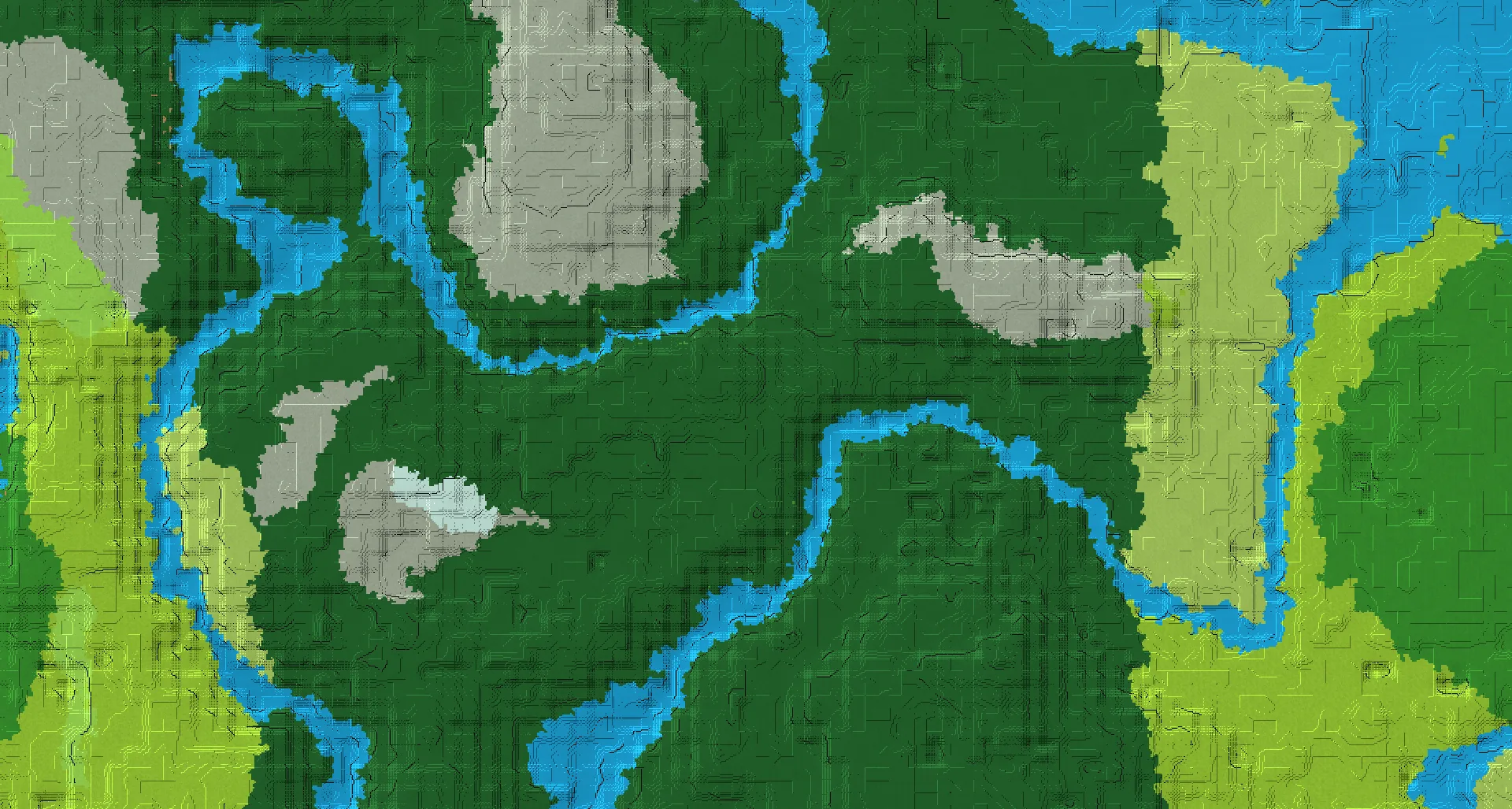 Seed map — Woodland Mansion Southeast of a Dripstone Caves Start