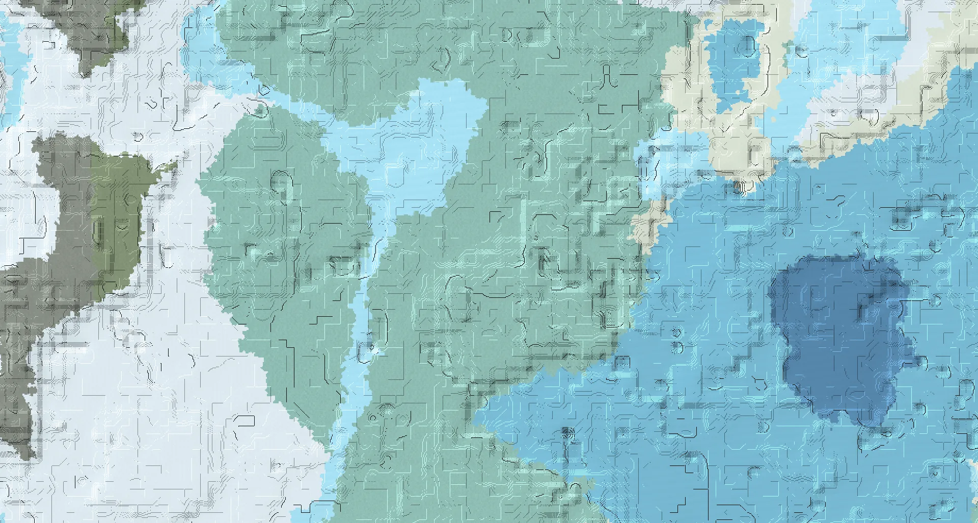 Seed map — Trail Ruins East of a Frozen River Start