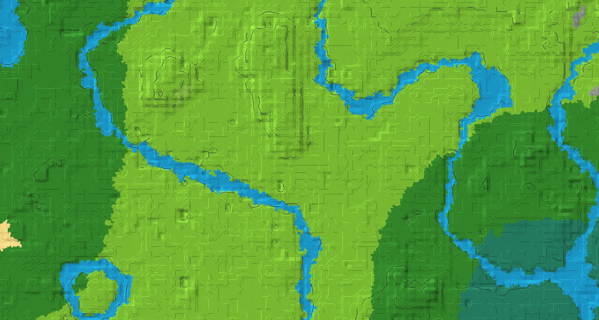 Seed map — Plains Start with Village with Trial Chambers