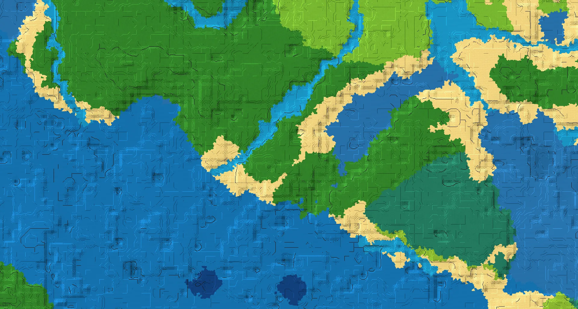 Seed map — Ruined Portal Southeast of a Forest Start