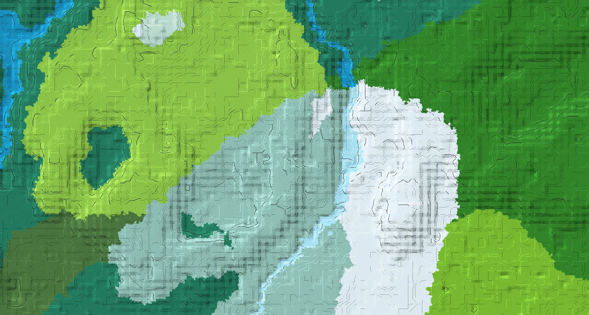 Seed map — Igloo South of a Dripstone Caves Start