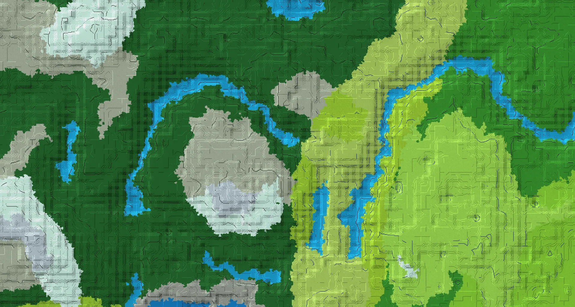 Seed map — Woodland Mansion East of a Pale Garden Start