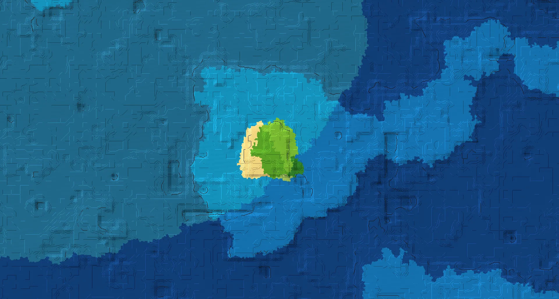 Seed map — Harbor village island