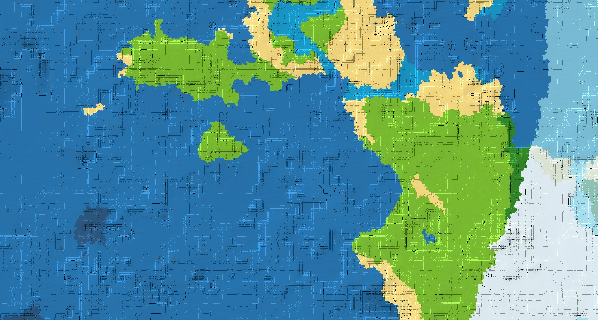 Seed map — Trial Chambers West of a Plains Start with Ruined Portal