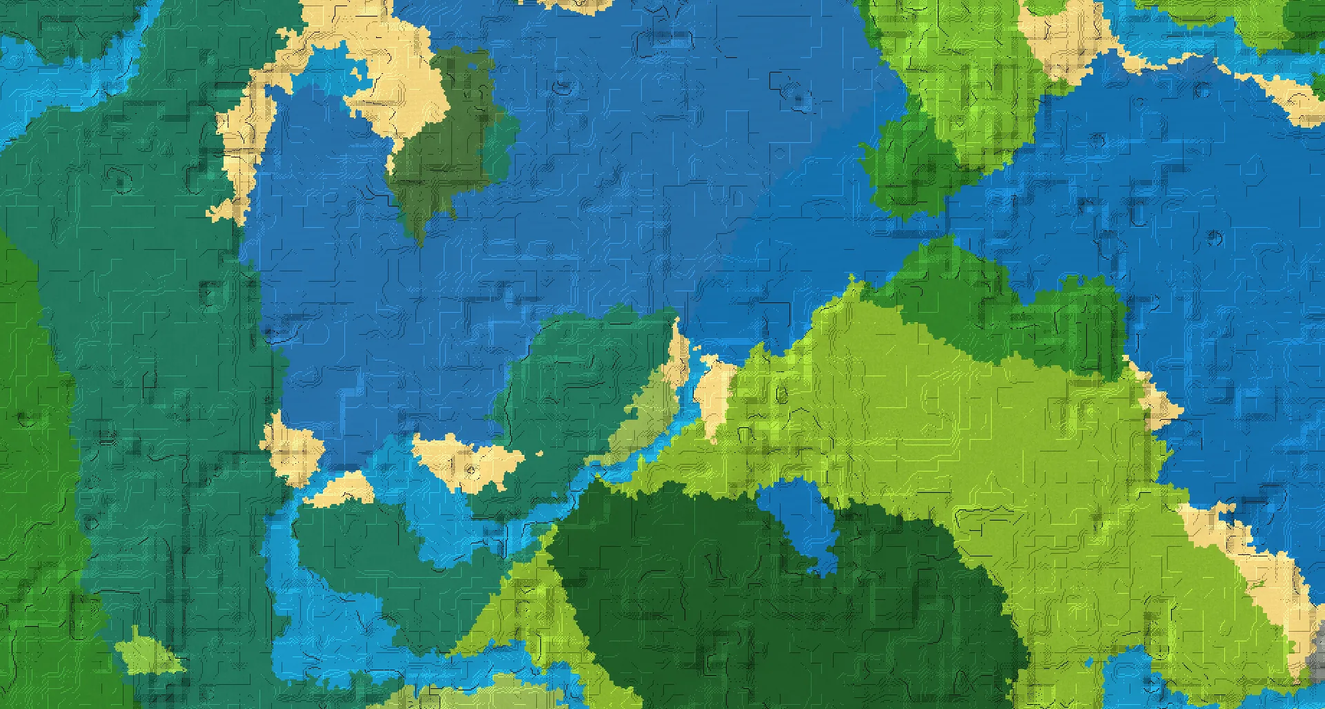 Seed map — Beach East of a Taiga Start