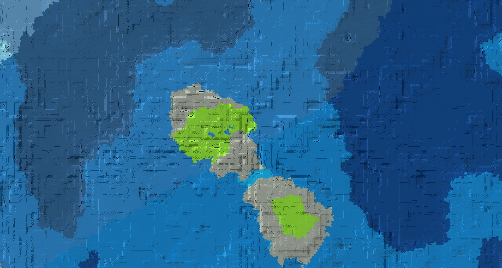 Seed map — Ocean-focused Start in Plains with Trial Chambers