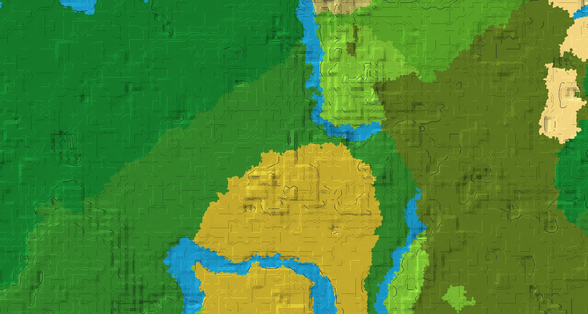 Seed map — Village above Sulfur Caves near the Jungle