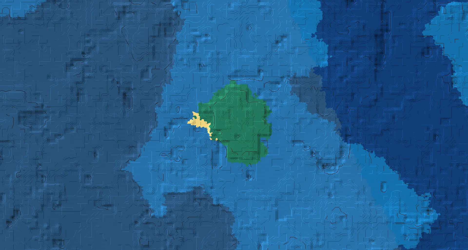 Seed map — Abandoned zombie taiga island