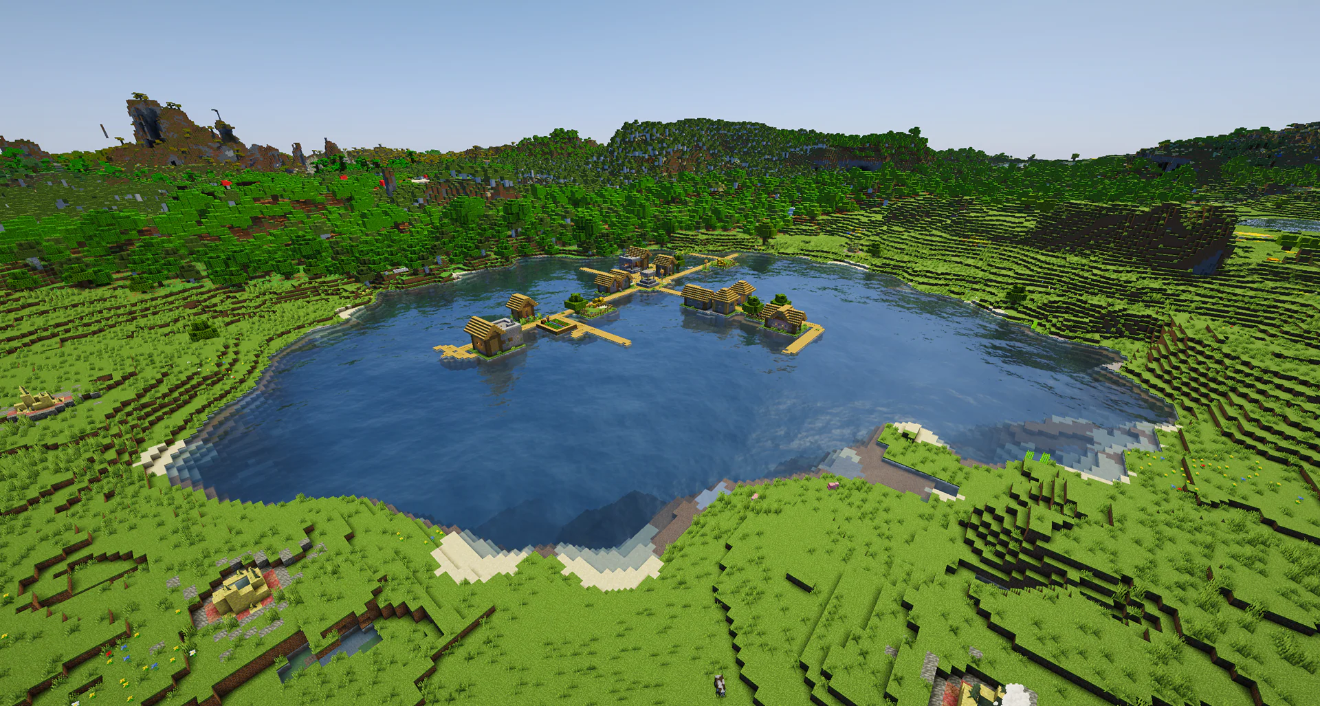 Plains village lake spawn