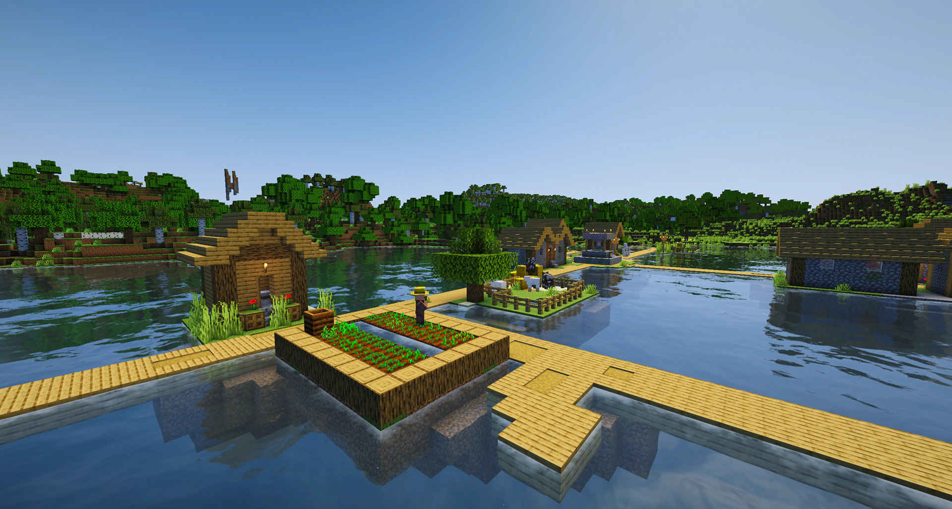 Plains village lake spawn