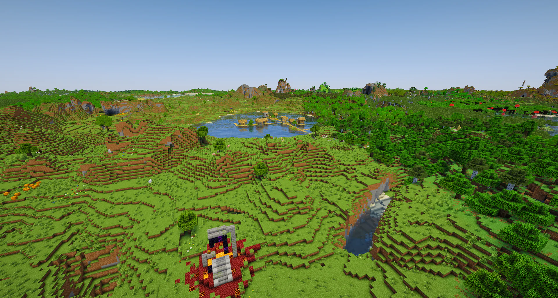 Plains village lake spawn