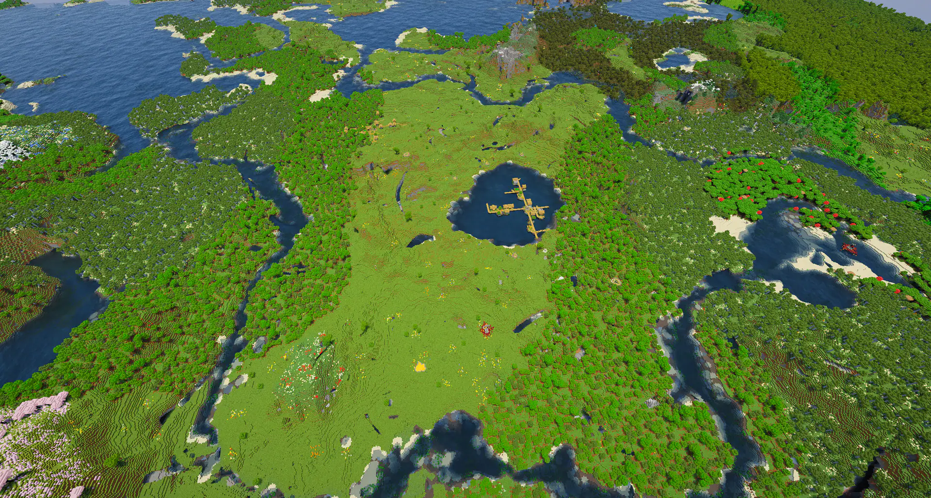 Plains village lake spawn