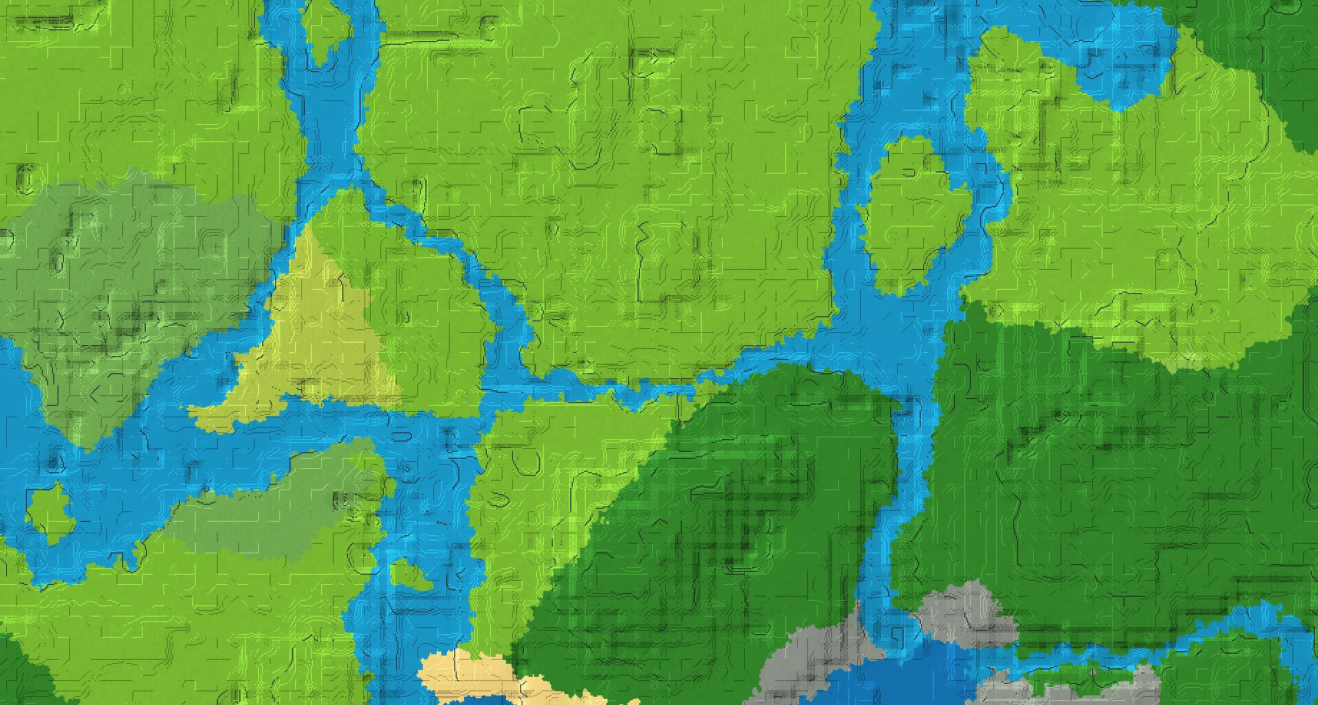 Seed map — First plains village and Second plains village