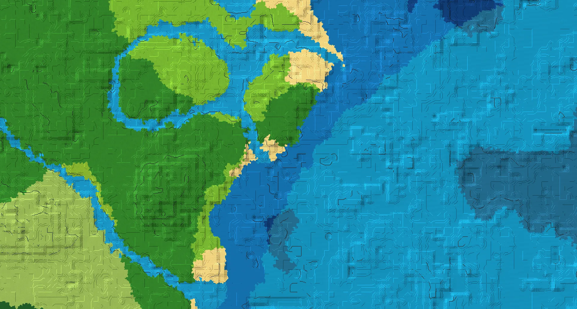 Seed map — Ocean Southeast of a Forest Start