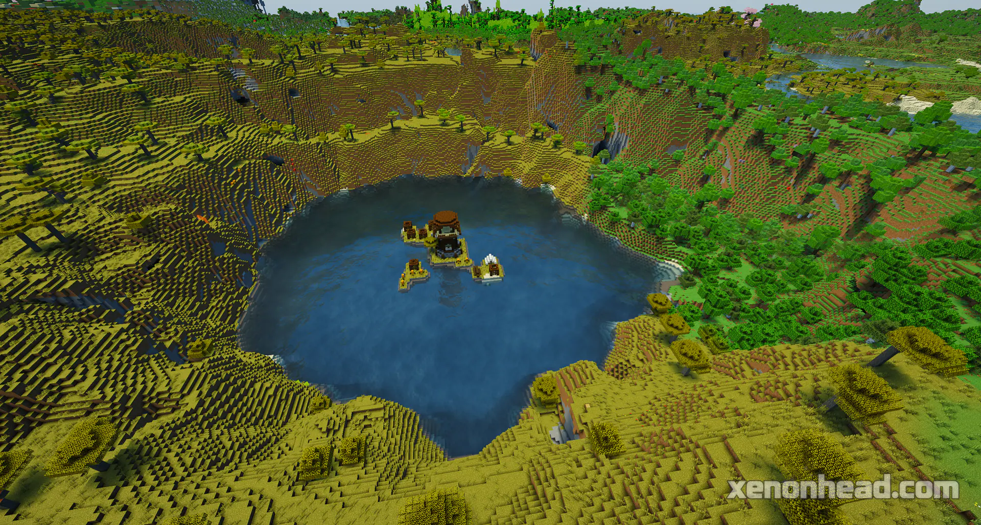 Crater lake pillager outpost
