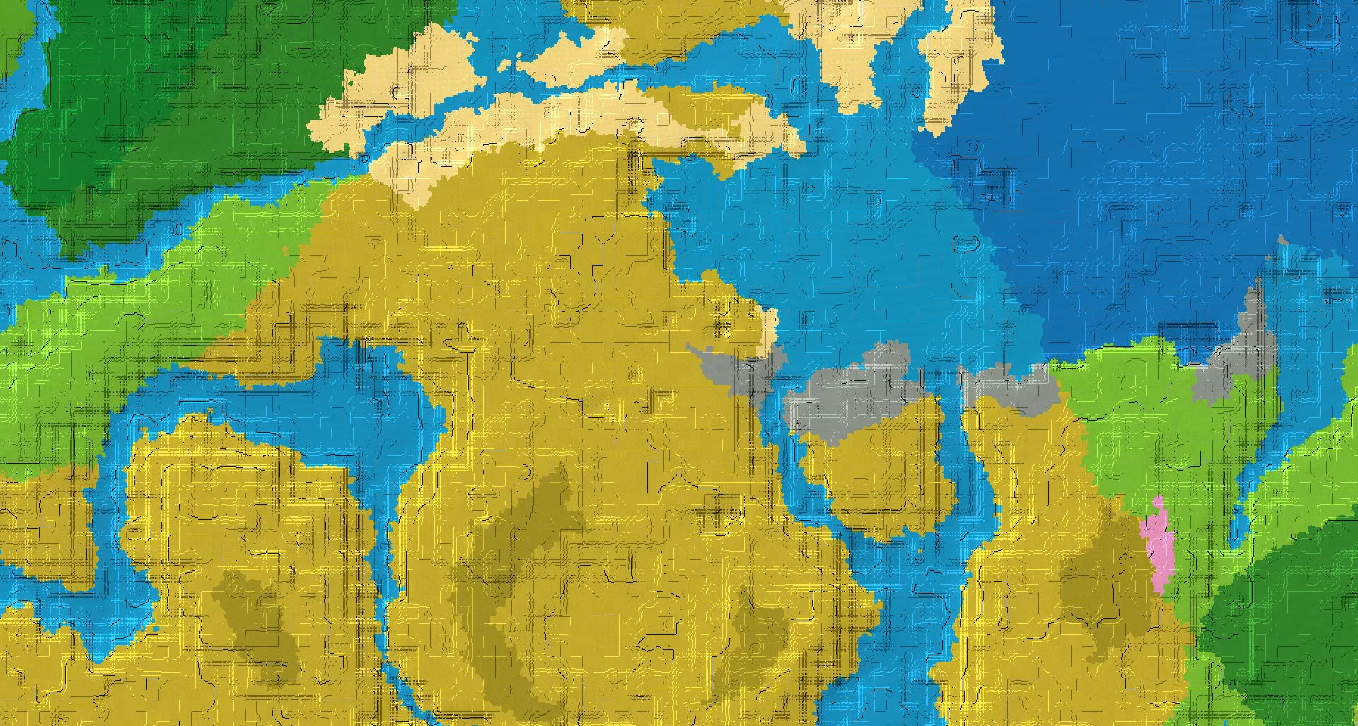 Seed map — Savanna Start with Trial Chambers with Pillager Outpost