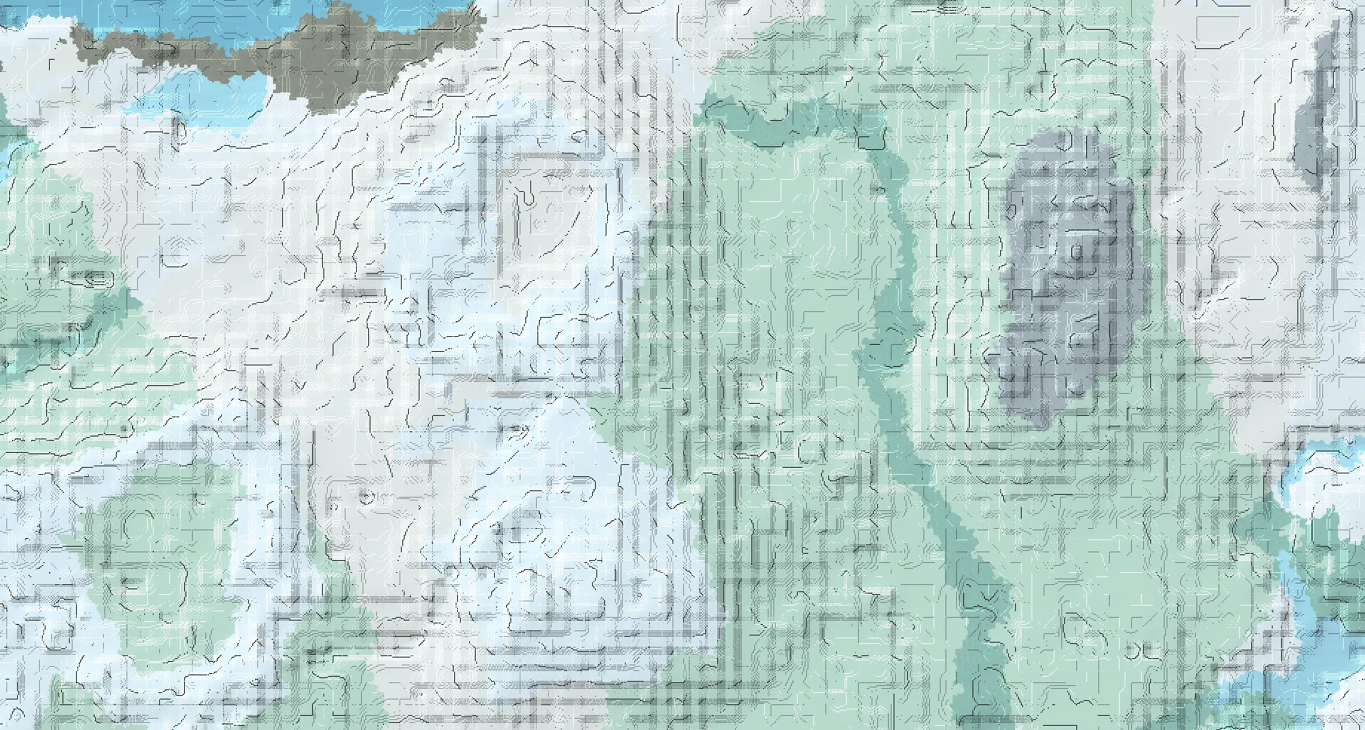 Seed map — Grove Start and an Ancient City Route with Igloo
