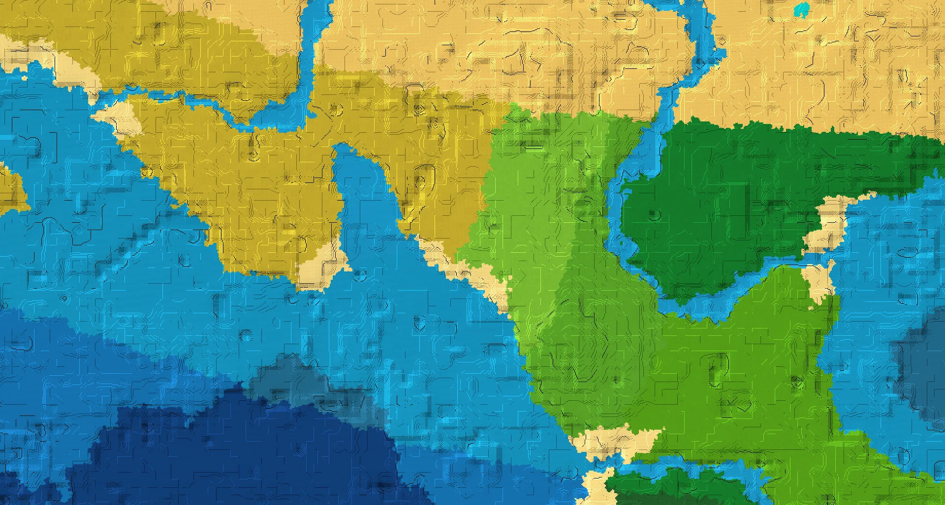 Seed map — Plains Start with Trial Chambers with Jungle Temple