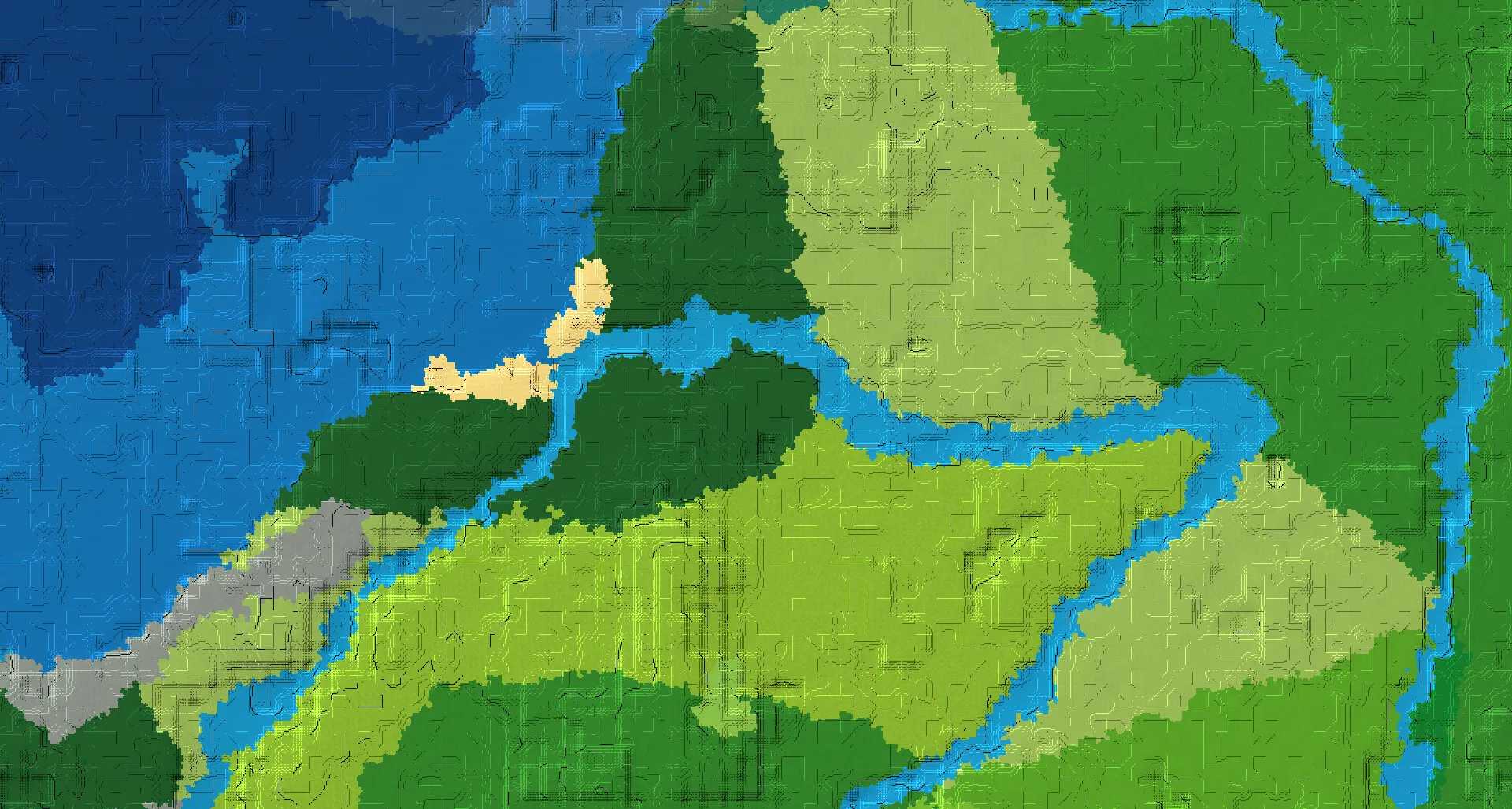 Seed map — Woodland Mansion and Trial Chambers from Dark Forest
