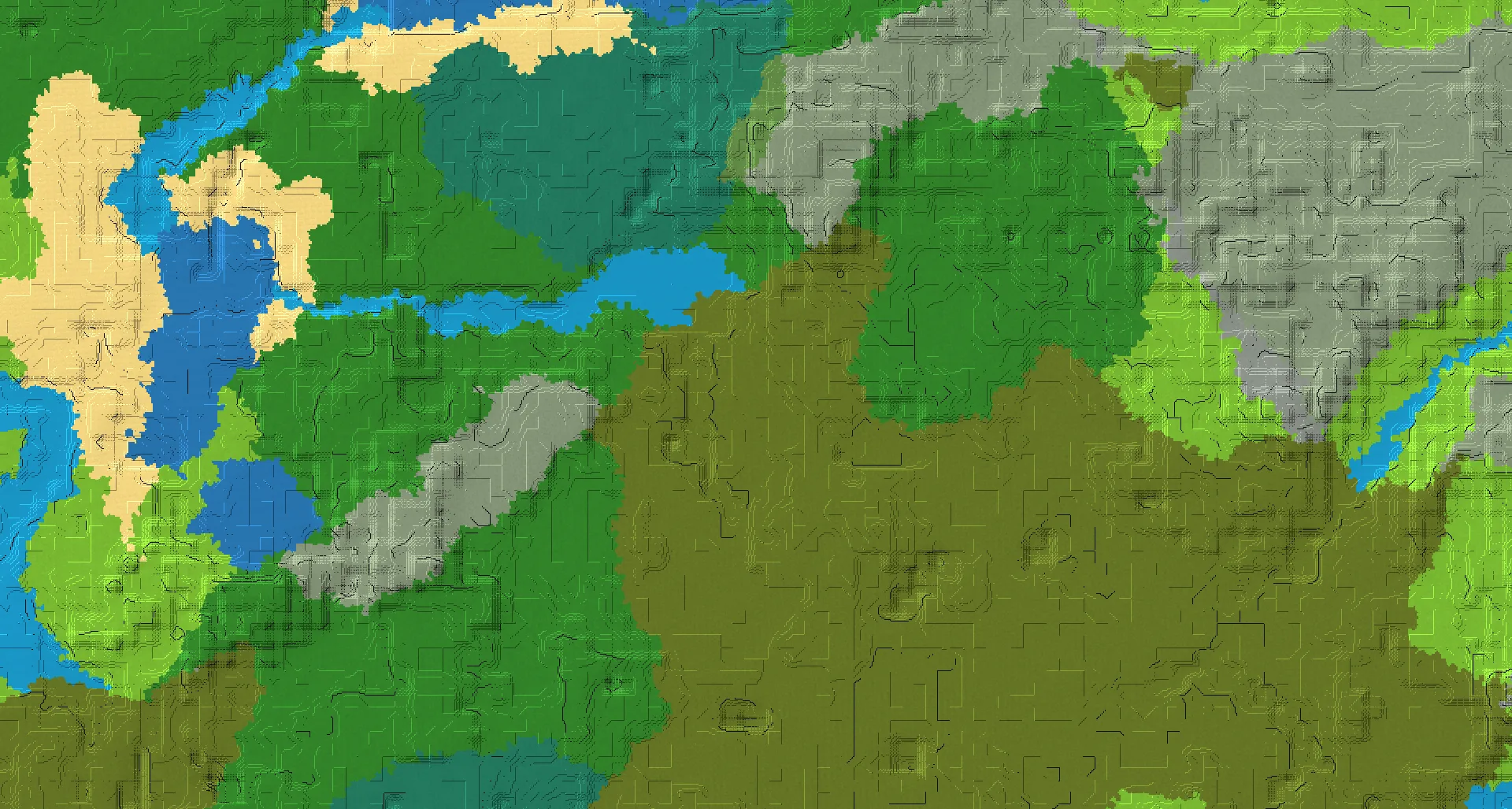 Seed map — Witch Hut Southwest of a Forest Start