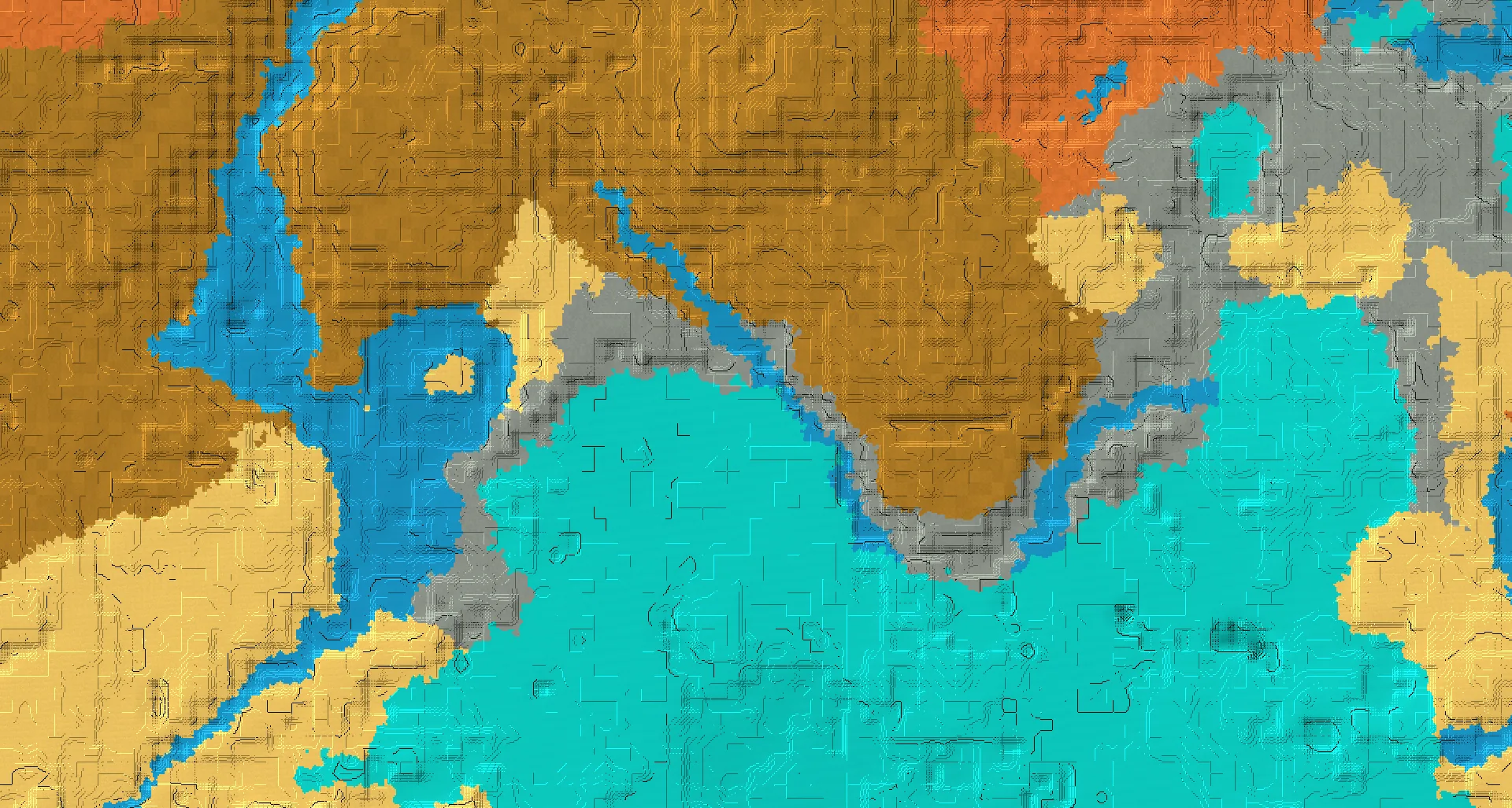 Seed map — Warm Ocean South of a Lush Caves Start