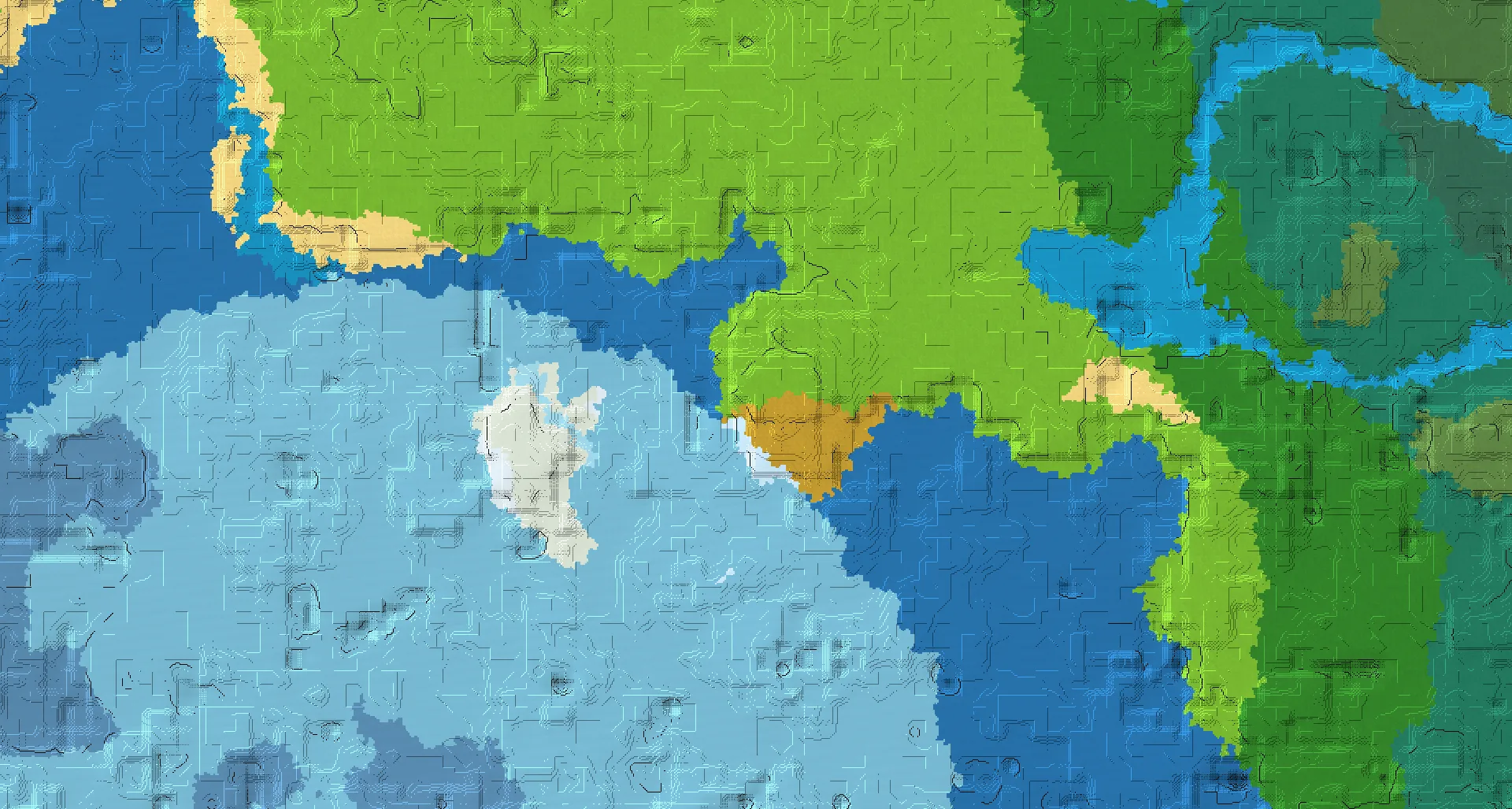 Seed map — Dappled Forest Southeast of a Plains Start with Ruined Portal