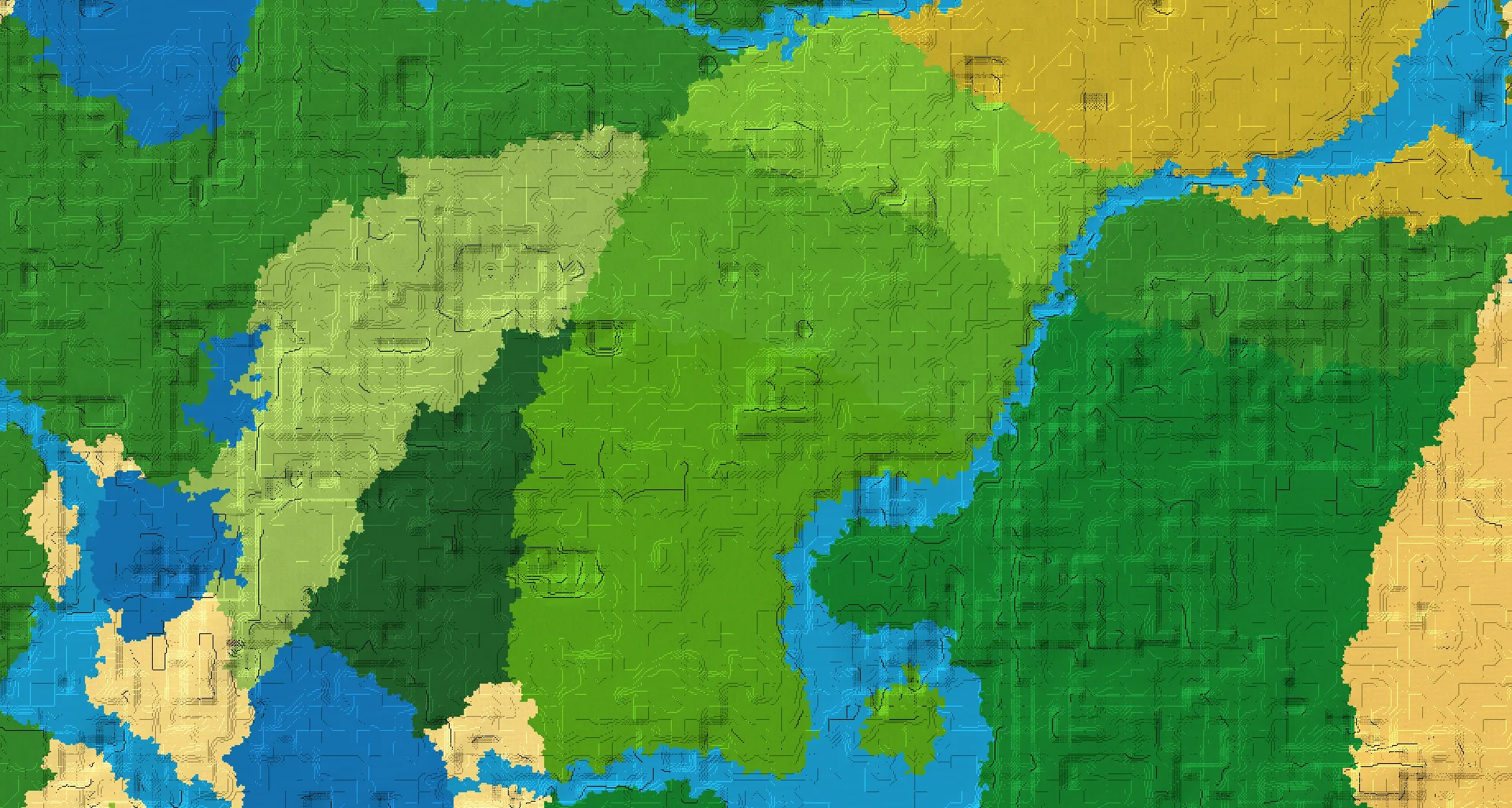 Seed map — Jungle Temple West of a Forest Start
