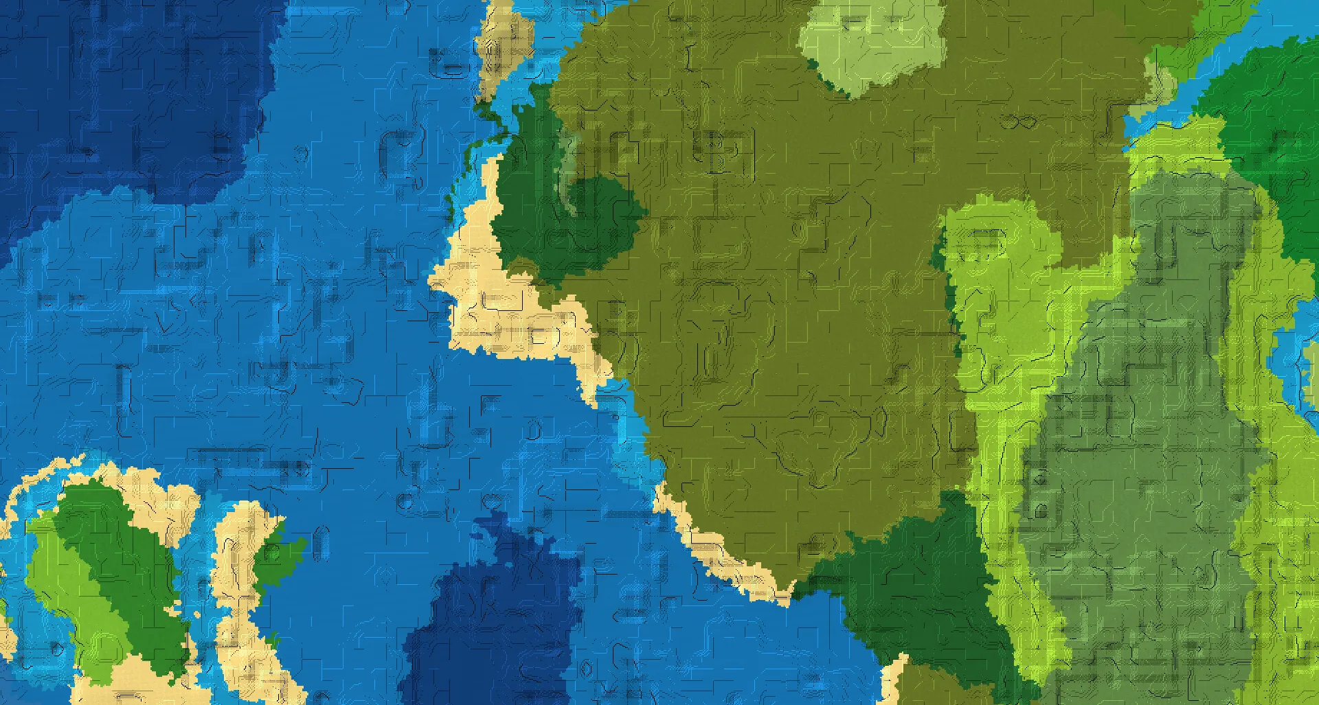 Seed map — Witch Hut Northwest of a Swamp Start