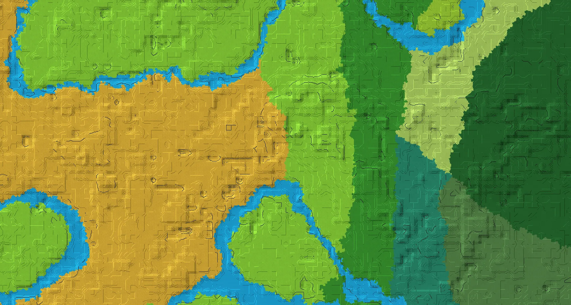 Seed map — Dappled Forest Southwest of a Plains Start with Trial Chambers