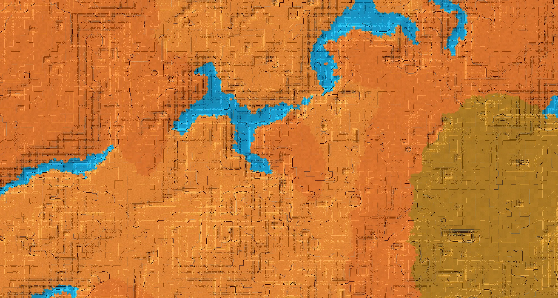 Seed map — Badlands Start with Ancient City