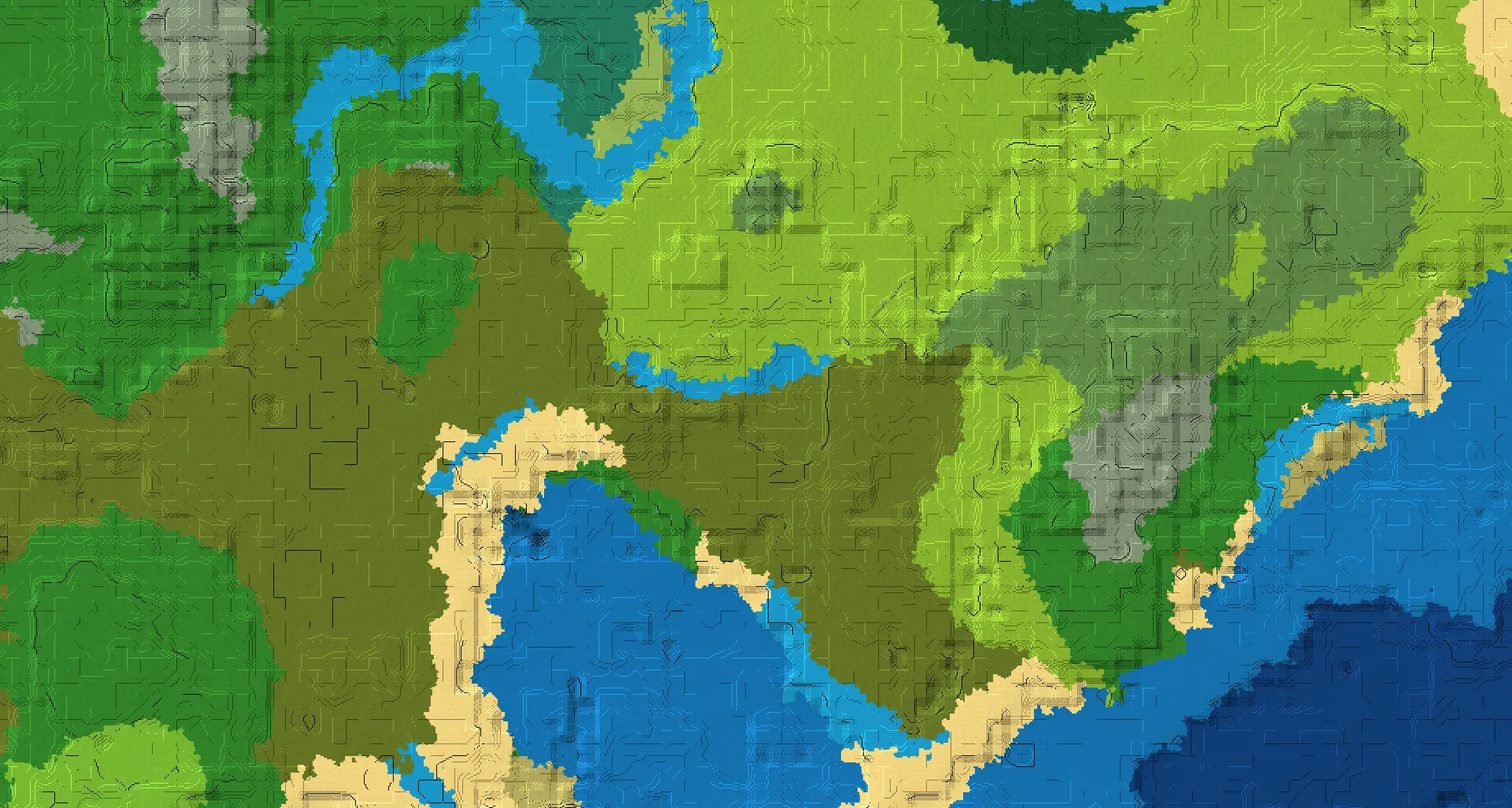 Seed map — Witch Hut Northwest of a Forest Start