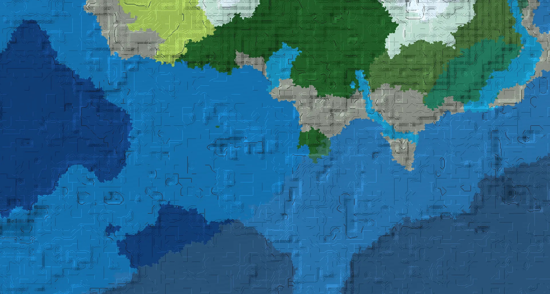 Seed map — Ruined Portal West of a Taiga Start