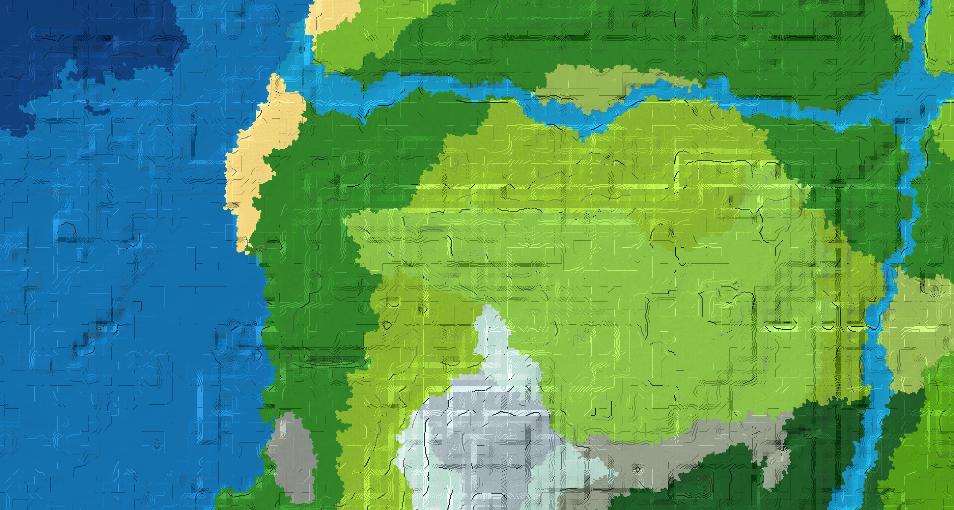 Seed map — Ruined Portal Southeast of a Forest Start with Trial Chambers