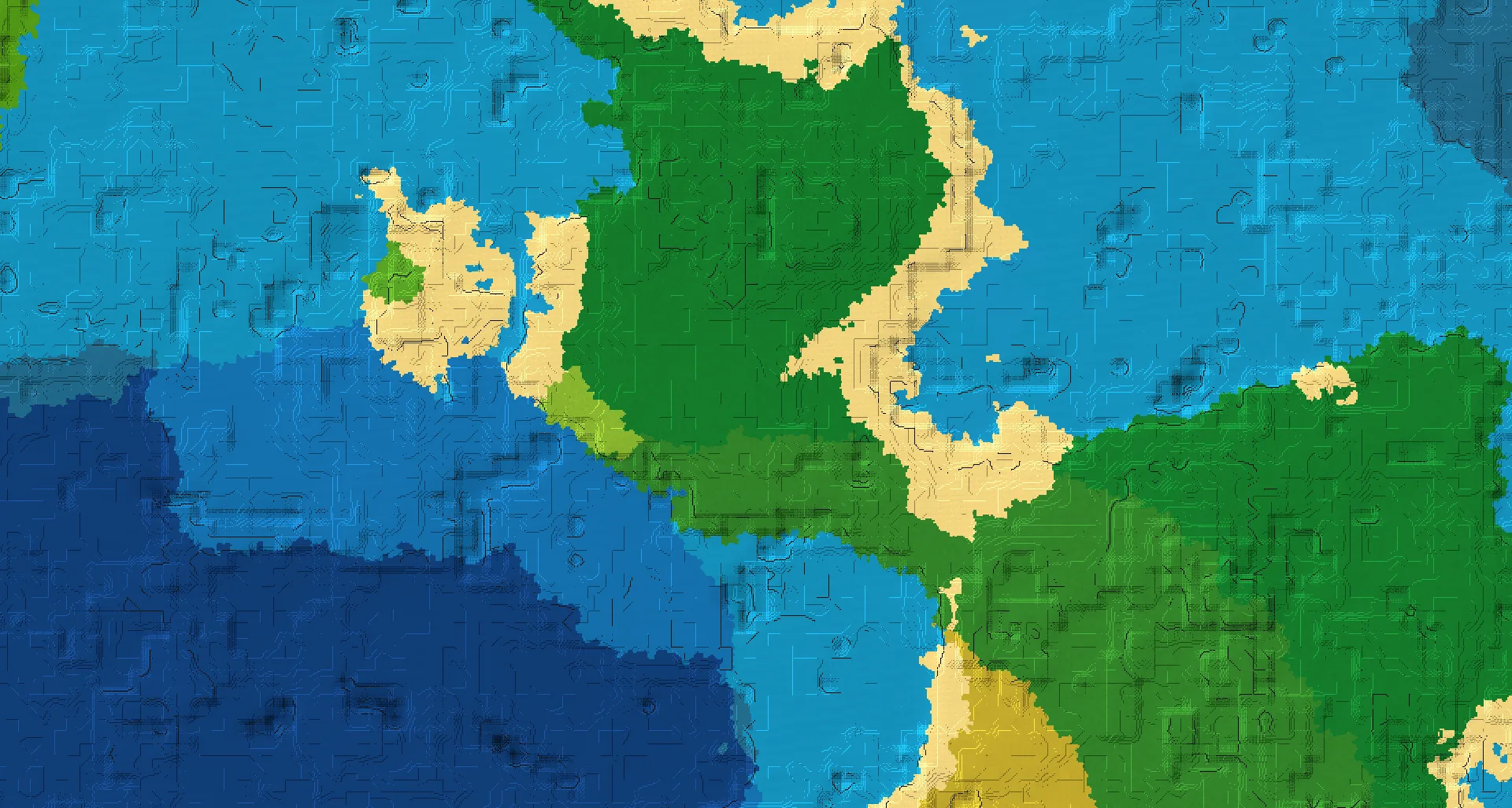 Seed map — Jungle Temple South of a Jungle Start with Ruined Portal