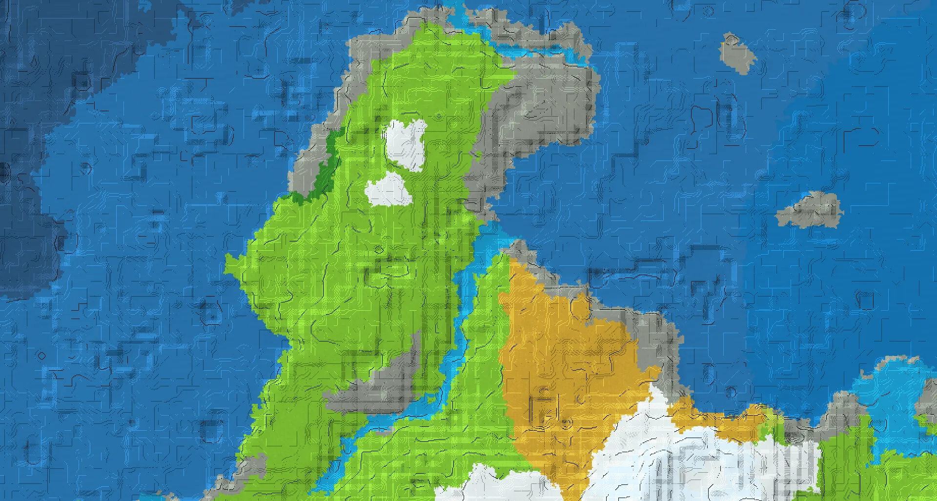 Seed map — Lava canyon village