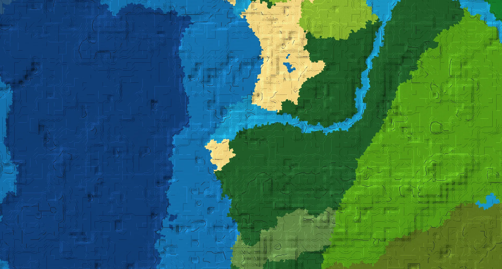 Seed map — Woodland Mansion Northeast of a Dark Forest Start