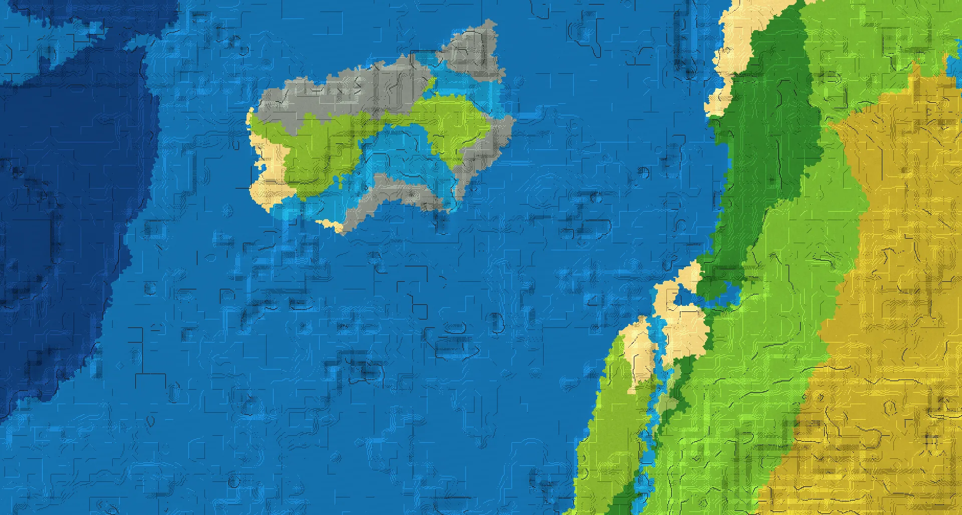 Seed map — Ocean-focused Start in Stony Shore