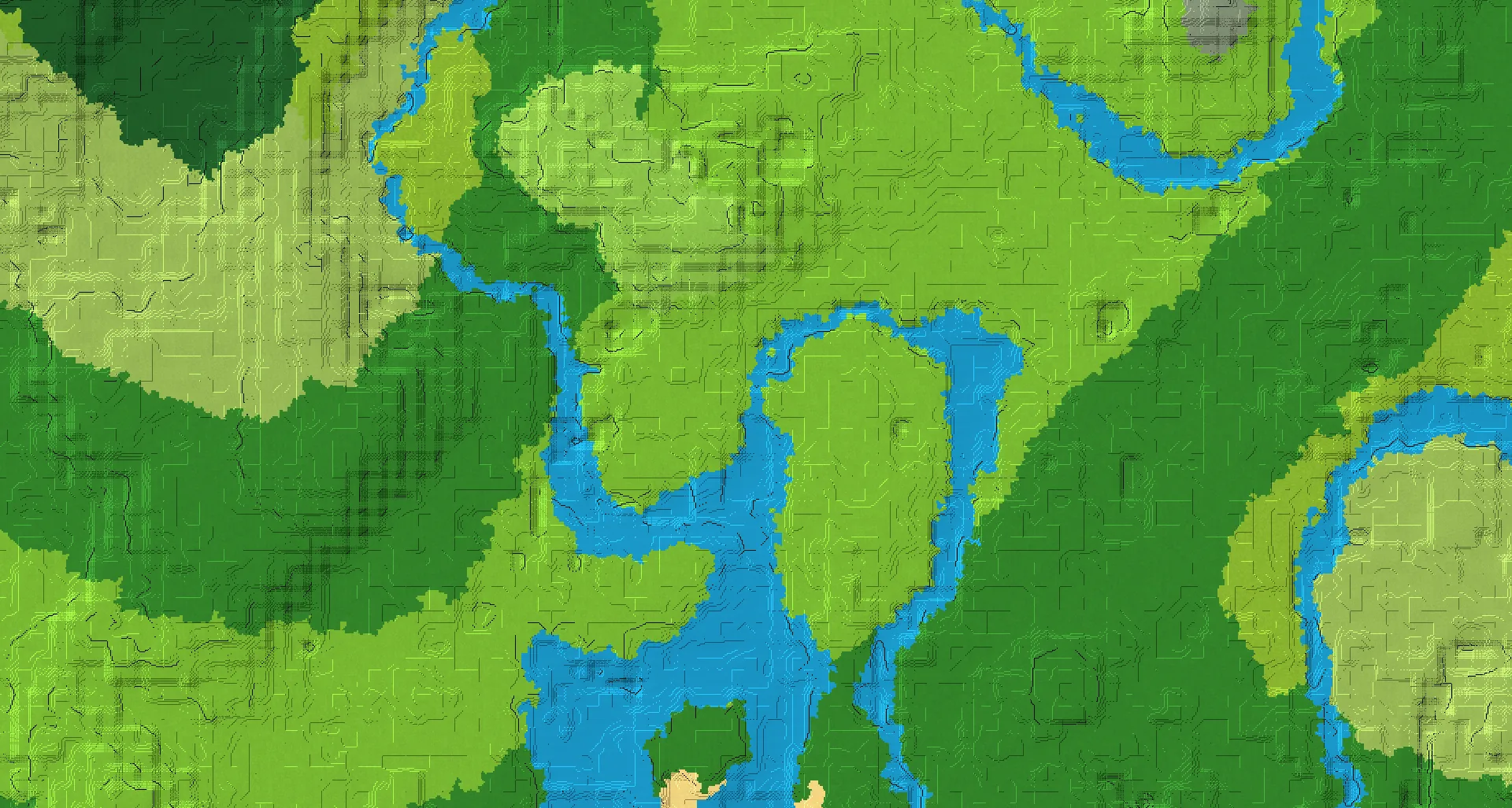 Seed map — Village Southeast of the Plains Start with Ancient City