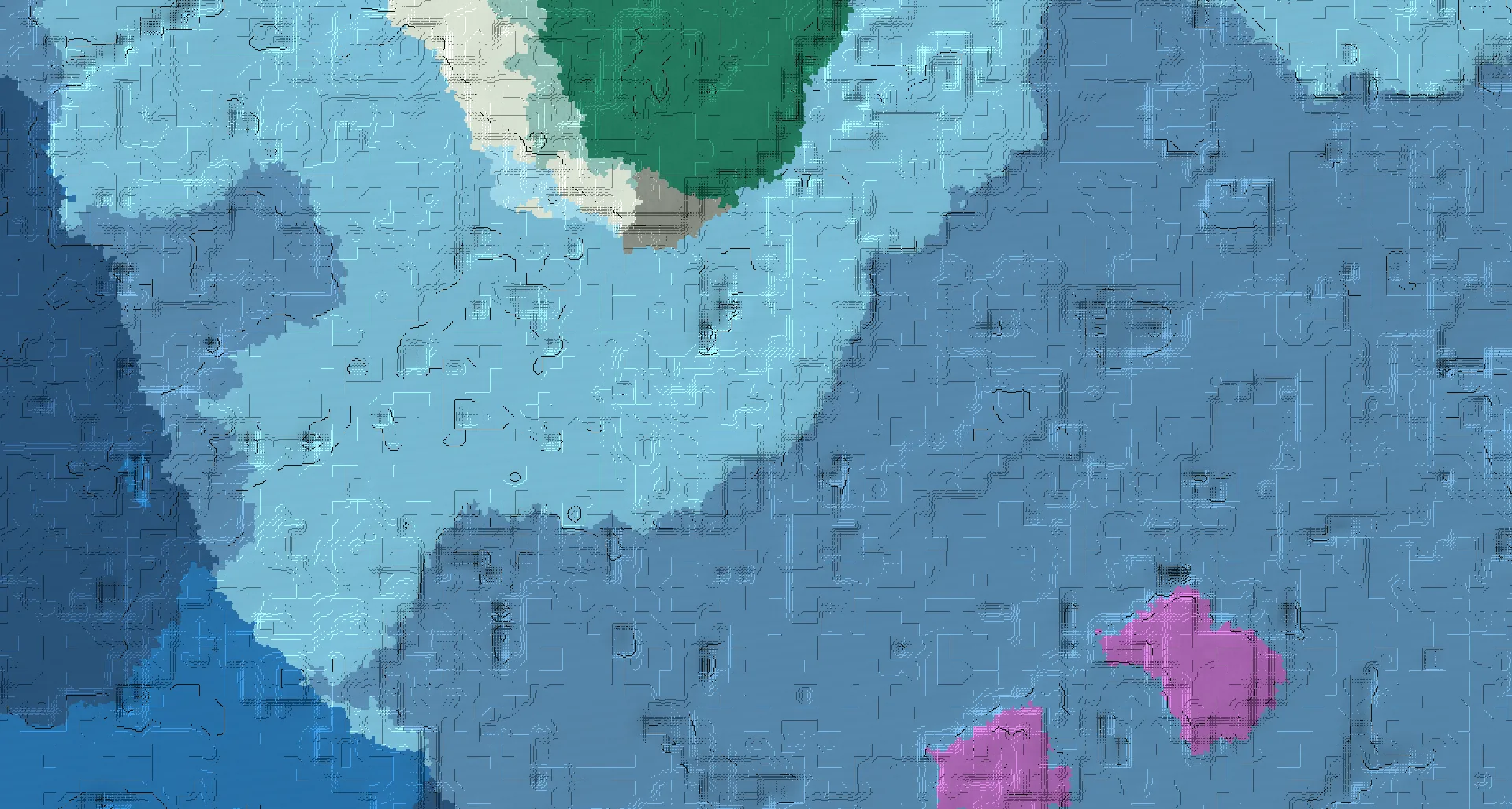 Seed map — Snowy Taiga Ocean Start with a Shipwreck
