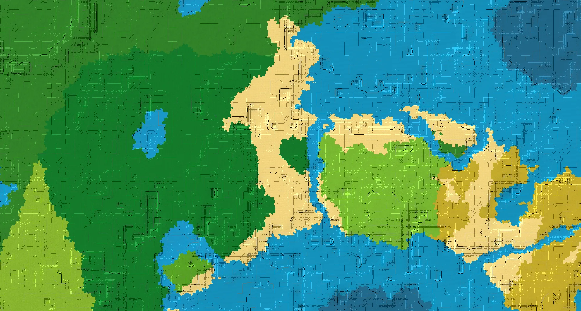 Seed map — Jungle right next to spawn