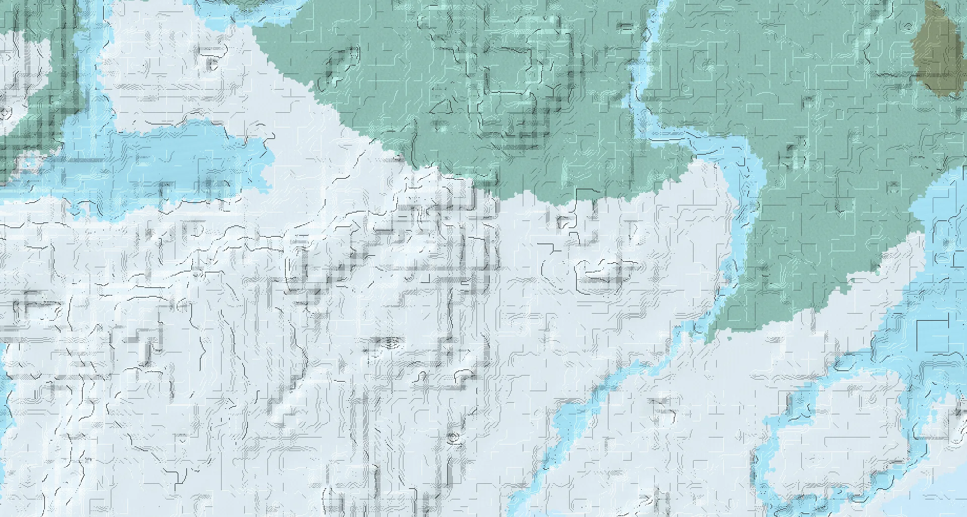 Seed map — Snowy Plains Start with Trial Chambers at -88, -168