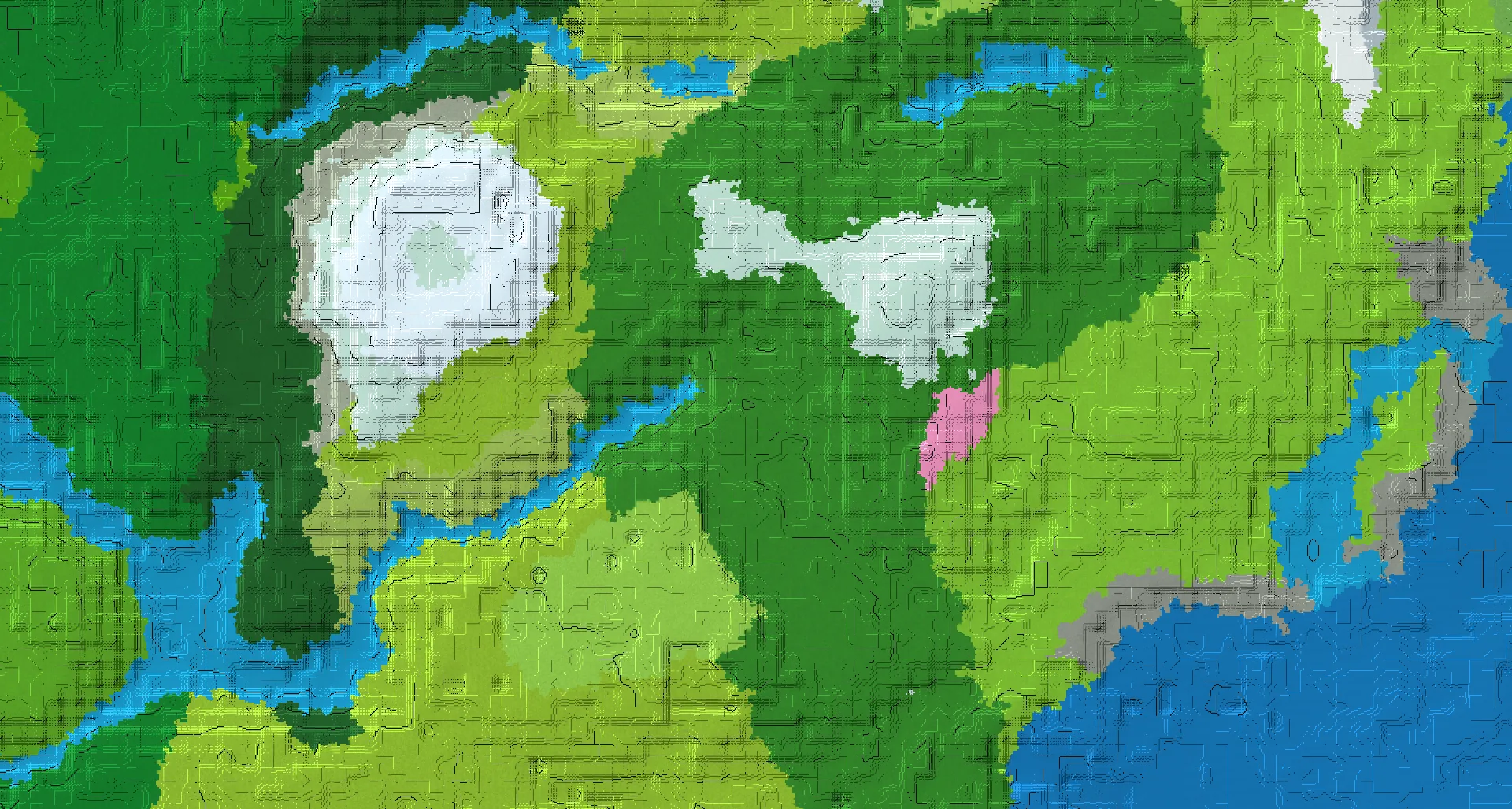 Seed map — Trial Chambers East of a Dripstone Caves Start