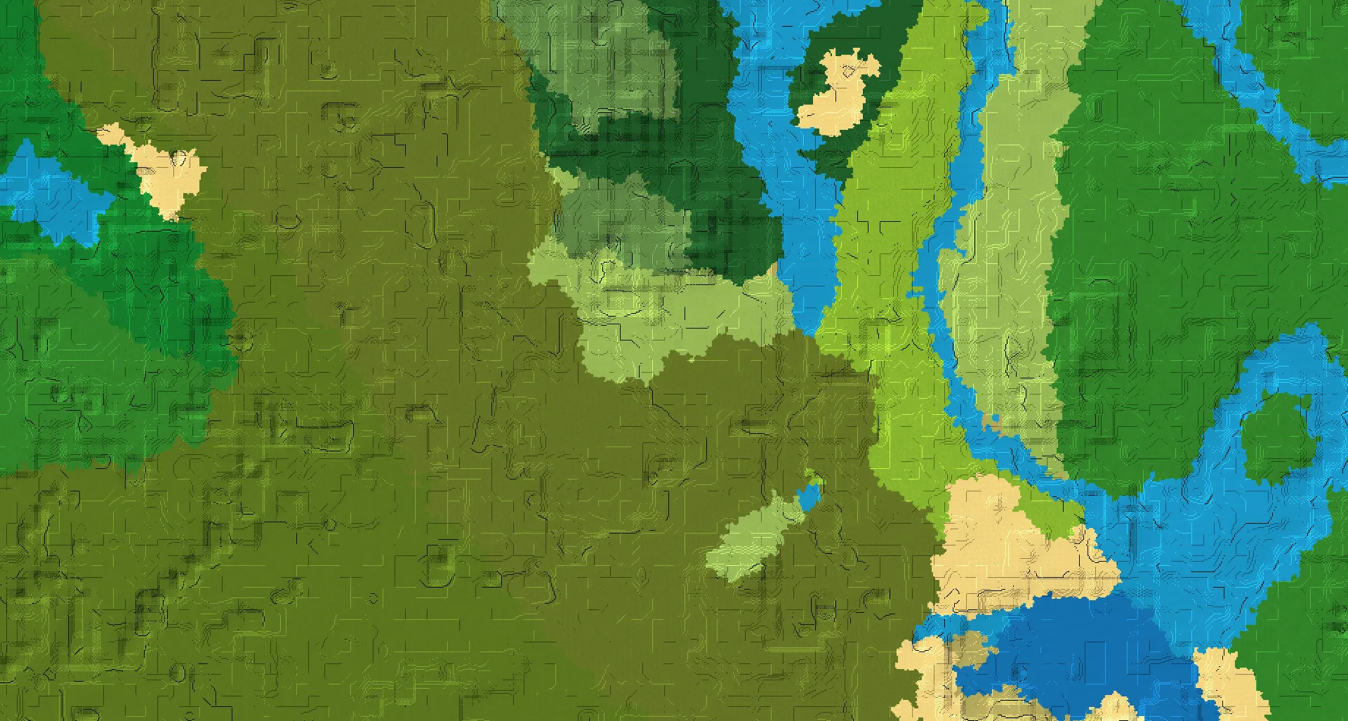 Seed map — Witch Hut Southwest of a Old Growth Birch Forest Start