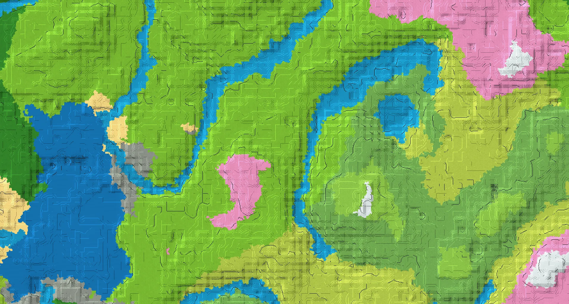Seed map — Cherry Grove Routes from Plains with Shipwreck