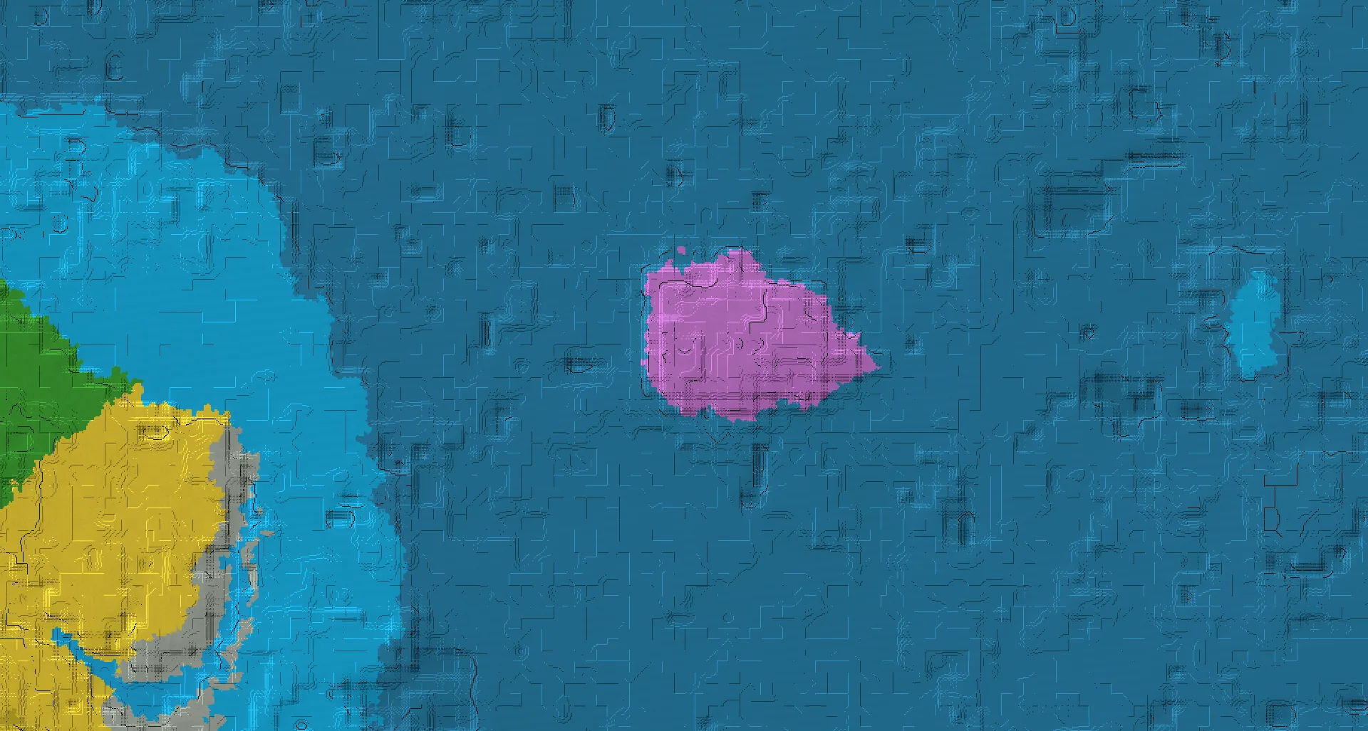 Seed map — Mushroom Fields East of a Savanna Start