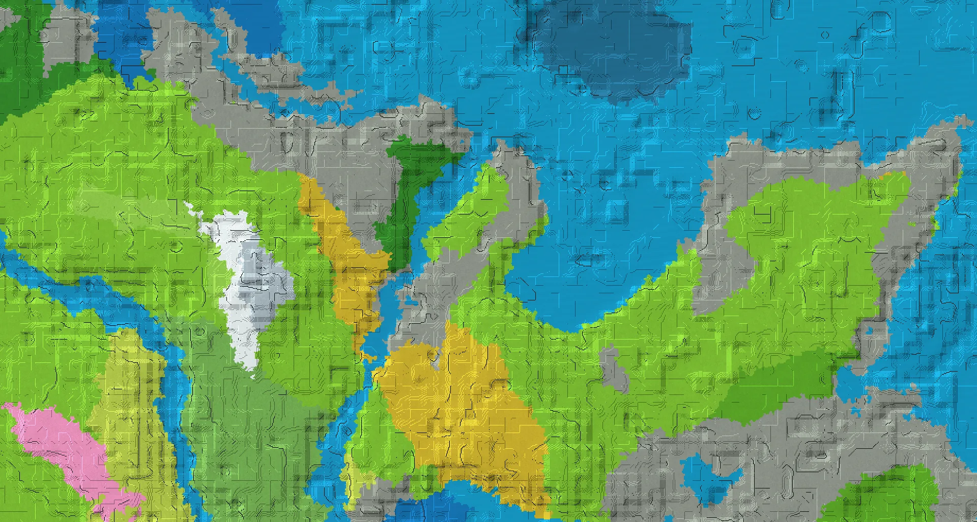 Seed map — Ruined Portal North of a Savanna Start