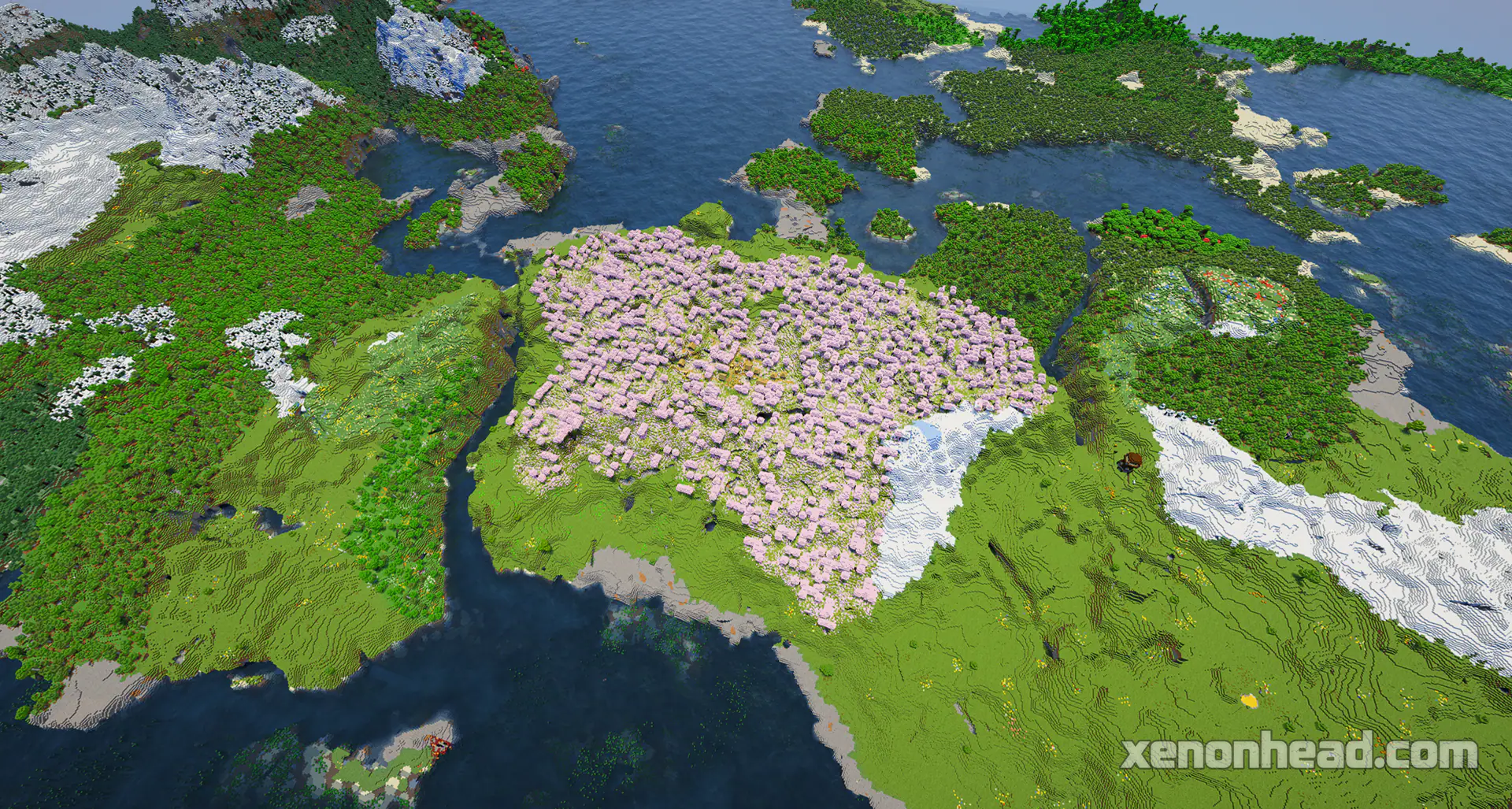 Paradise cherry grove village spawn