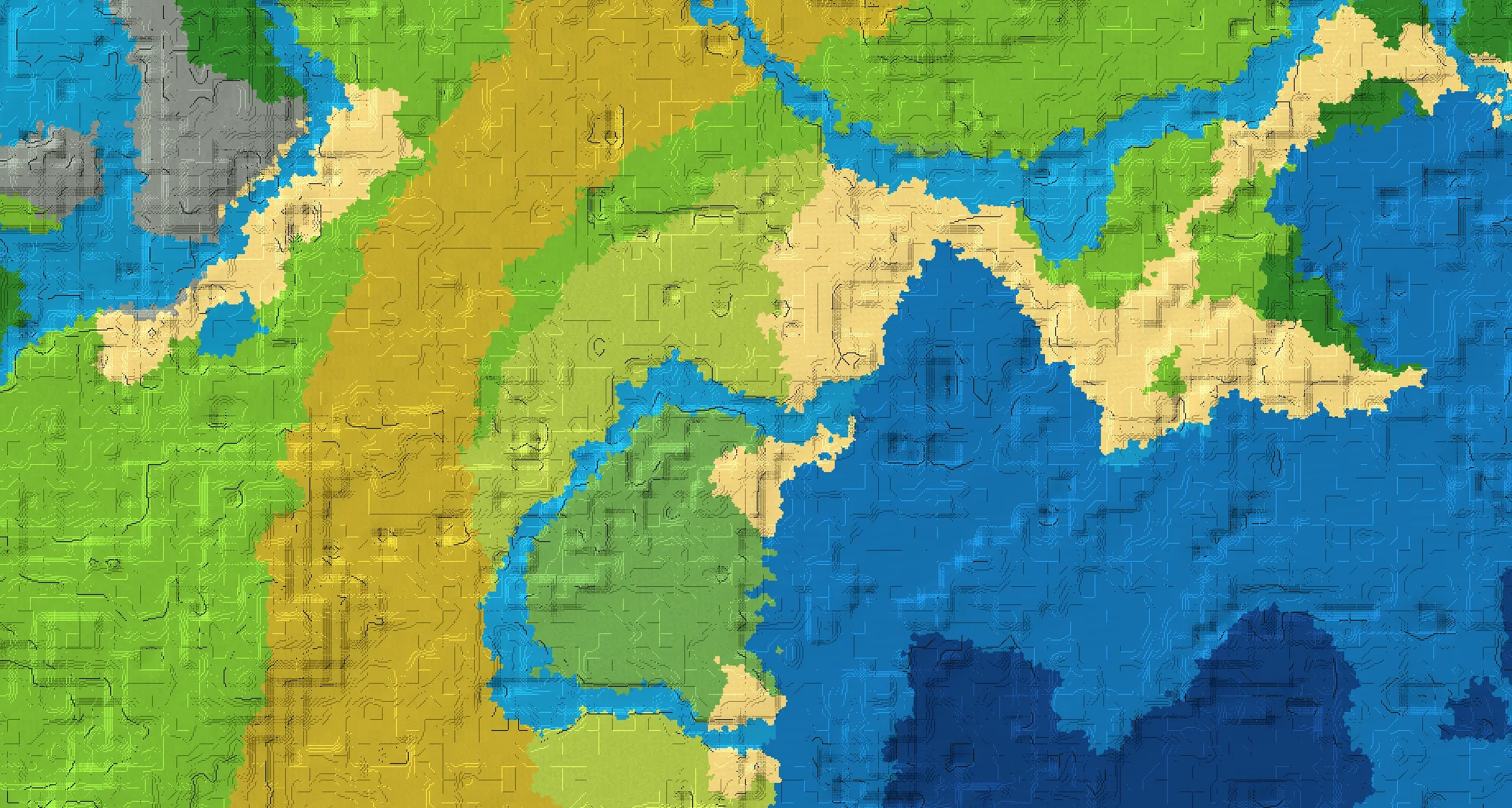 Seed map — River Northeast of a Flower Forest Start