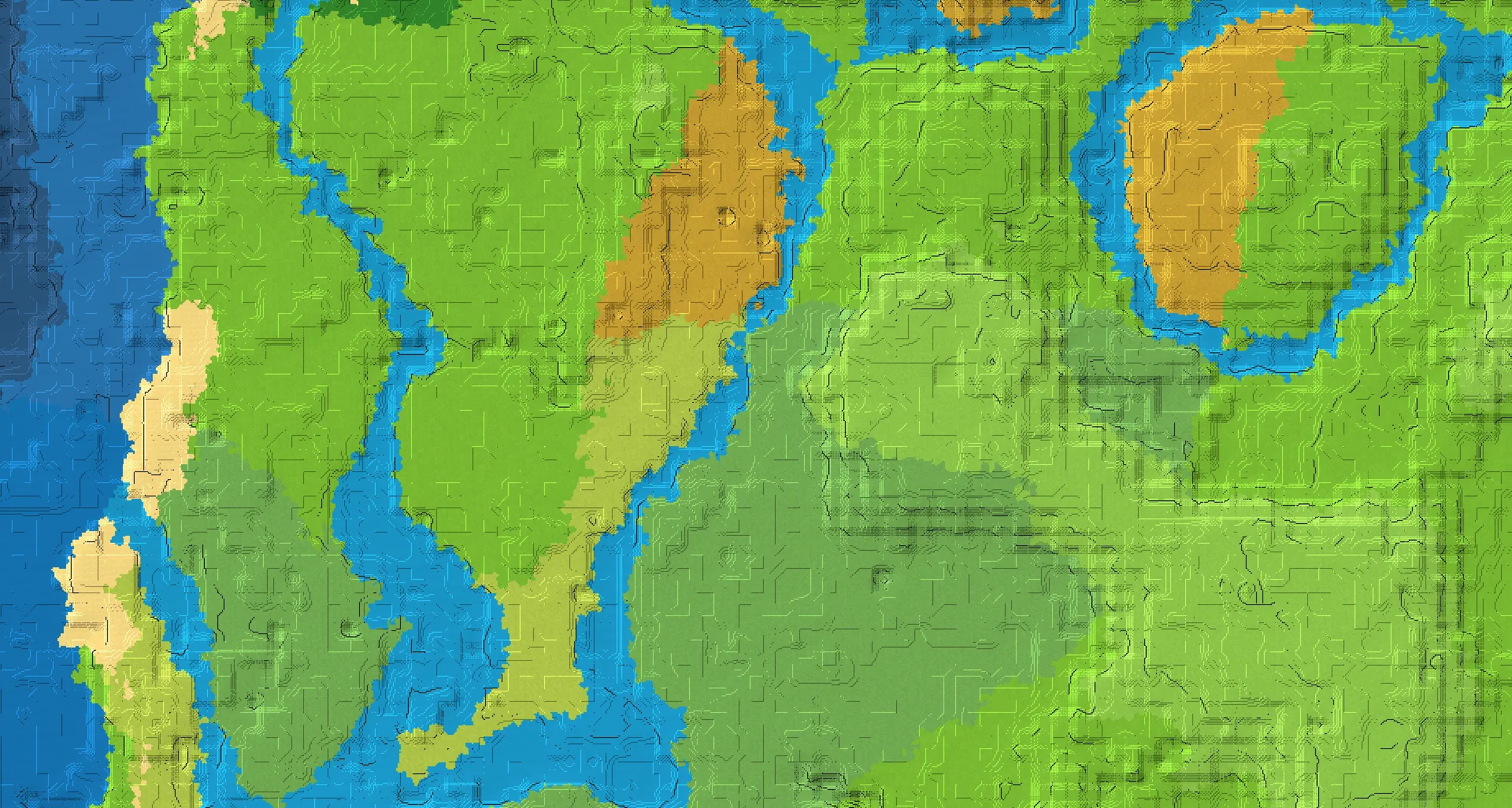 Seed map — Flower Forest Southeast of a Plains Start with Trial Chambers
