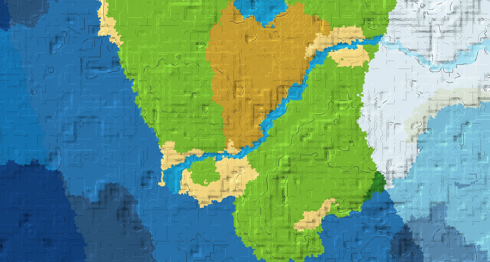 Seed map — Dappled Forest Northwest of a Plains Start with Trial Chambers